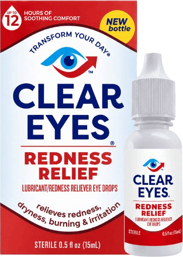 Clear Eyes oogdruppels verlichten rode en droge ogen snel