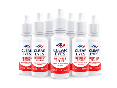 Clear Eyes Redness Relief oogdruppels 6 flessen 90ml